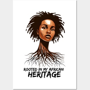 Rooted In My African Heritage Posters and Art